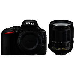 Nikon D5500 Digital SLR Camera with 18-105mm VR Lens, HD 1080p, 24MP, Wi-Fi, 3